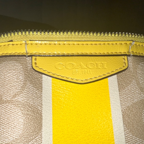 COACH monogram 2 way wear satchel! - Picture 5 of 6